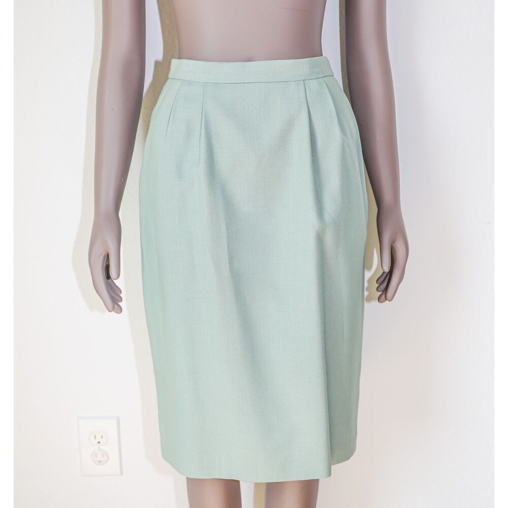 Vintage 80s Pencil Skirt Work Office Formal Evening High‎ Waisted Skirt Small